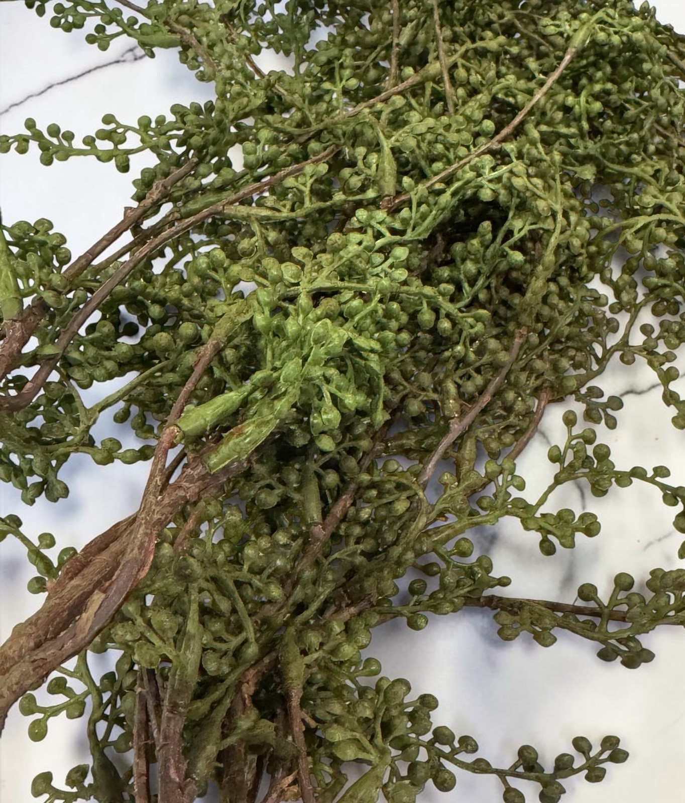 Threshold Set 3 Faux Trailing Green Stems 28″ Greenery String of Pearls Branches