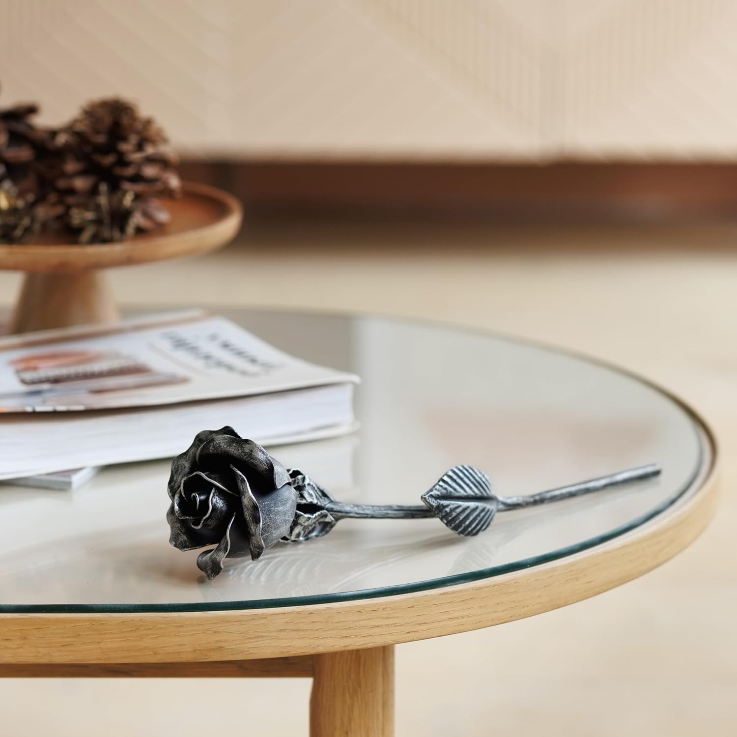 Unique Handcrafted Iron Rose – Symbol of Never-Fading Love for Anniversaries