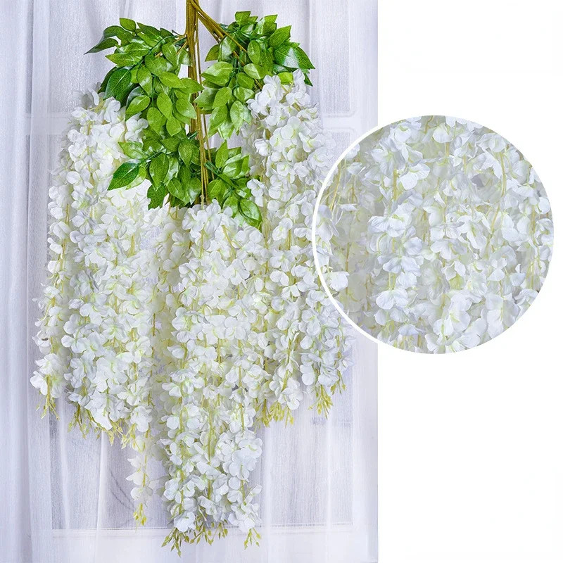 Artificial Wisteria Hanging Garland Extra Long Silk Vine Wedding Decor