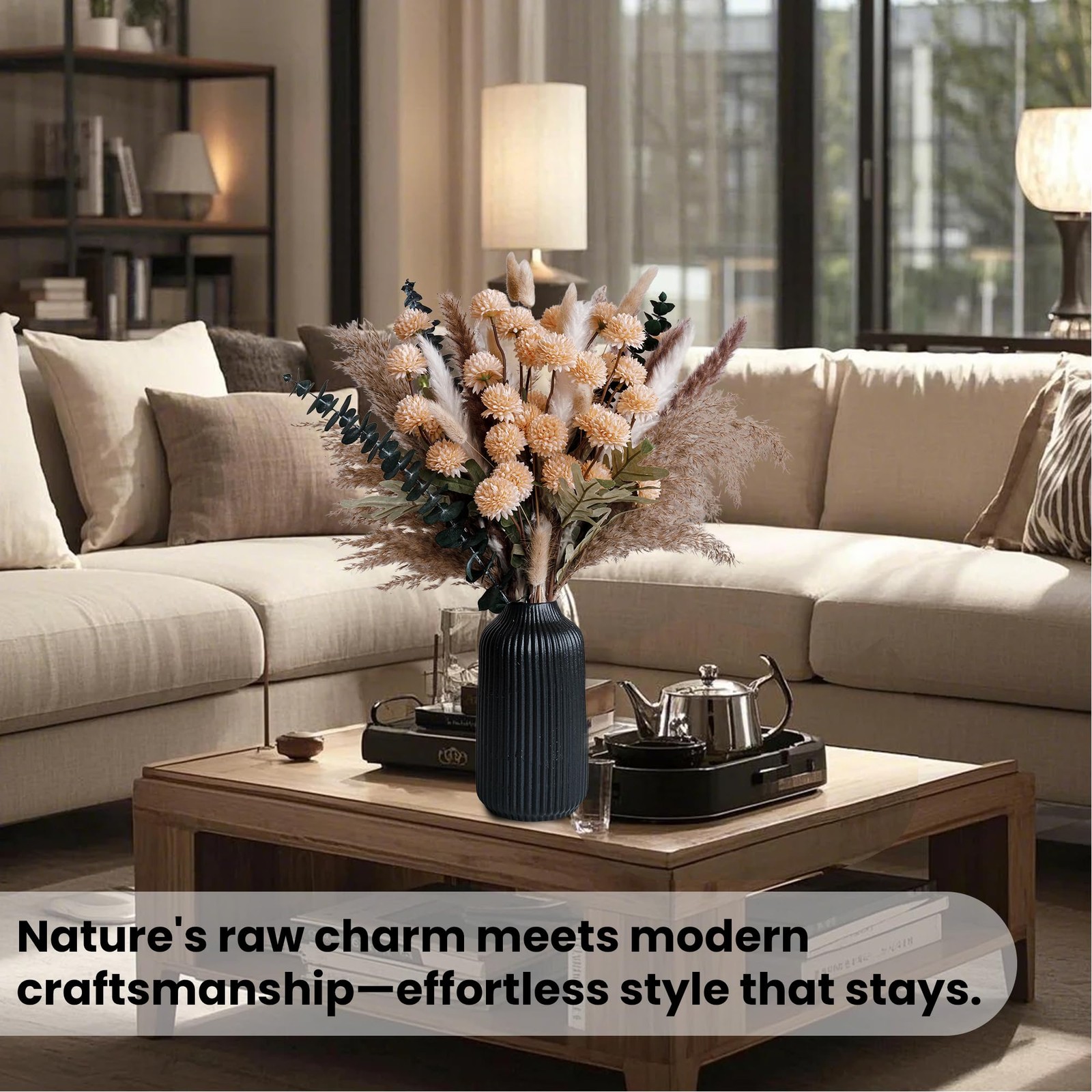 Simulation Flower Decor Luxury Faux Flower Arrangements – Realistic Artificia…