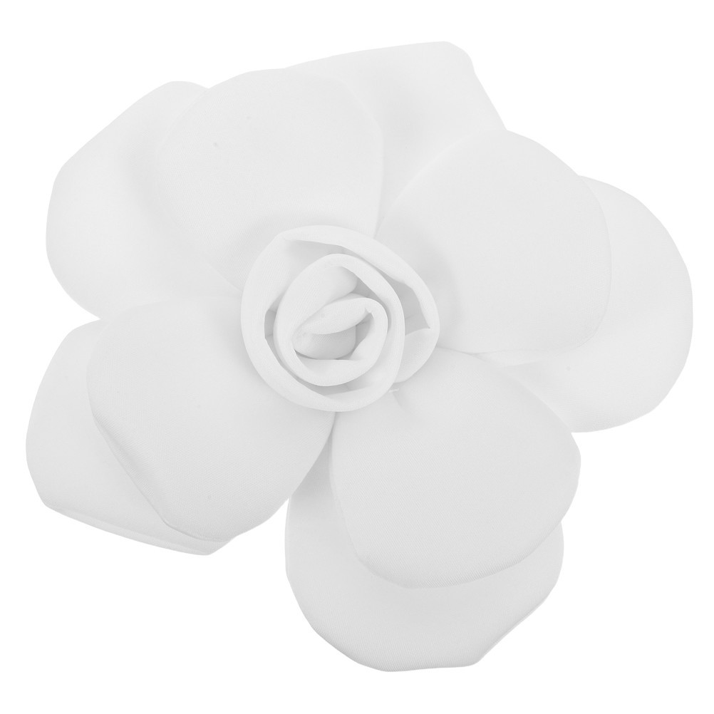 Fabric Three-dimensional Flowers Chunky for Clothes Camellia Heads