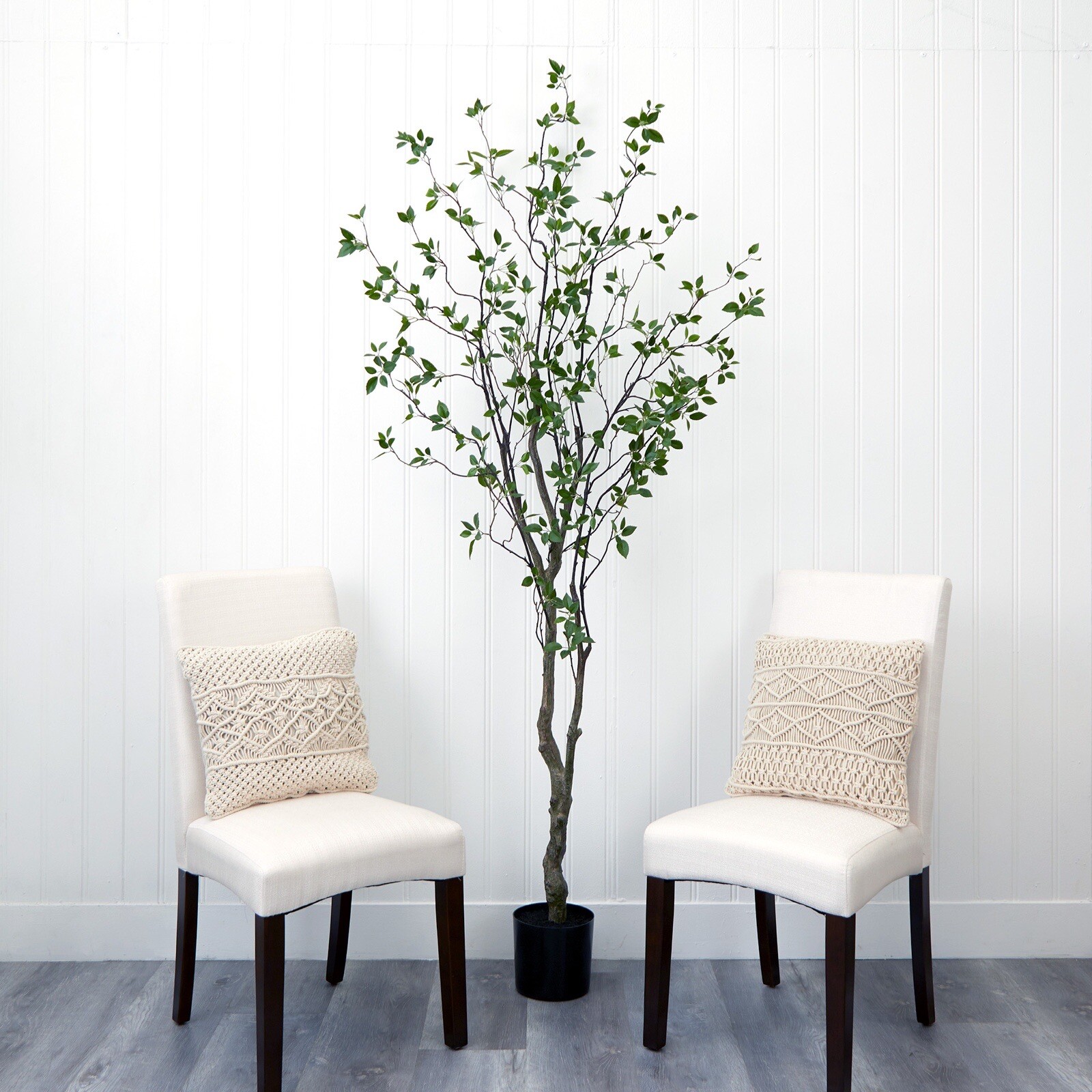 8’ Artificial Citrus Minimalist Tree Home Decor. Retail $259