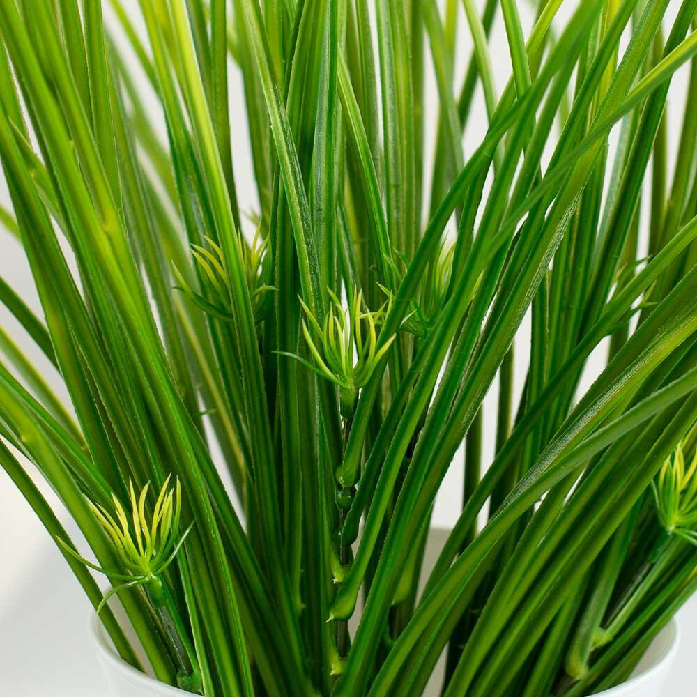Set of 2 Artificial 21″ Indoor / Outdoor Monkey Grass Bushes