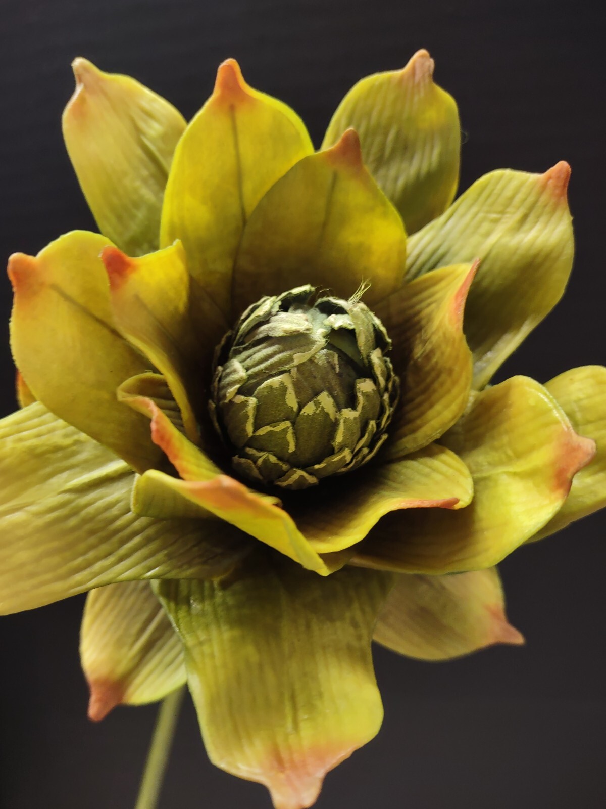 Artificial rose ginger lily, Hawaiian flowers, tropical flower stems LIME GREEN