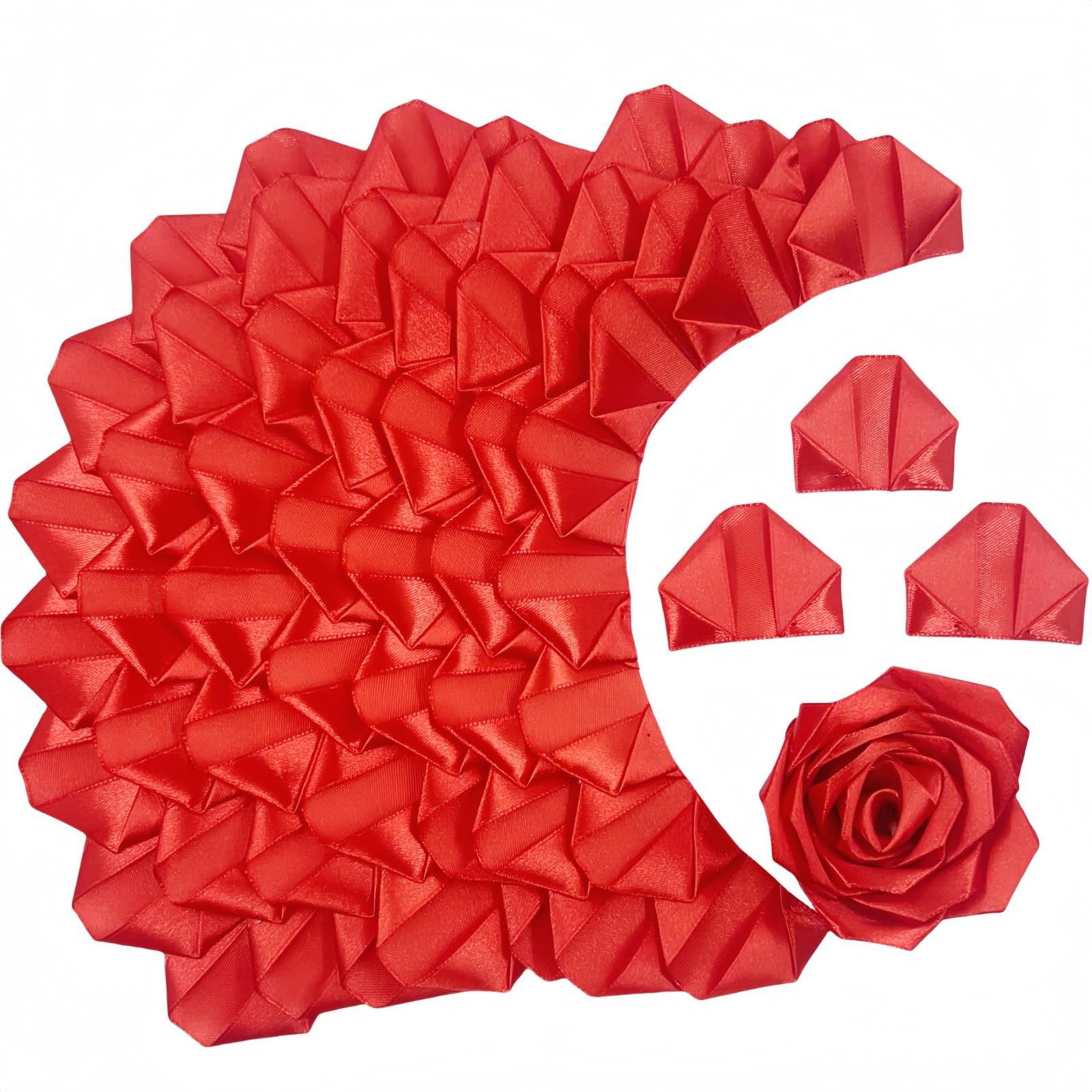 Eternal Rose Petals, 300Pcs DIY Bouquet Craft, Red