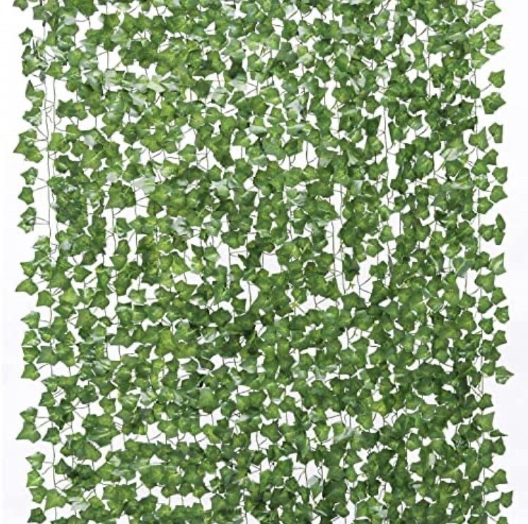artificial ivy wall 84ft 12 strands