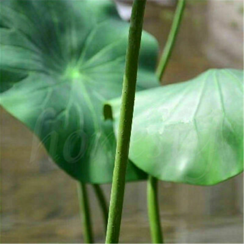 Large 40CM Artificial Water Lily Lotus Leaf Aquarium Pond Home Garden Decor