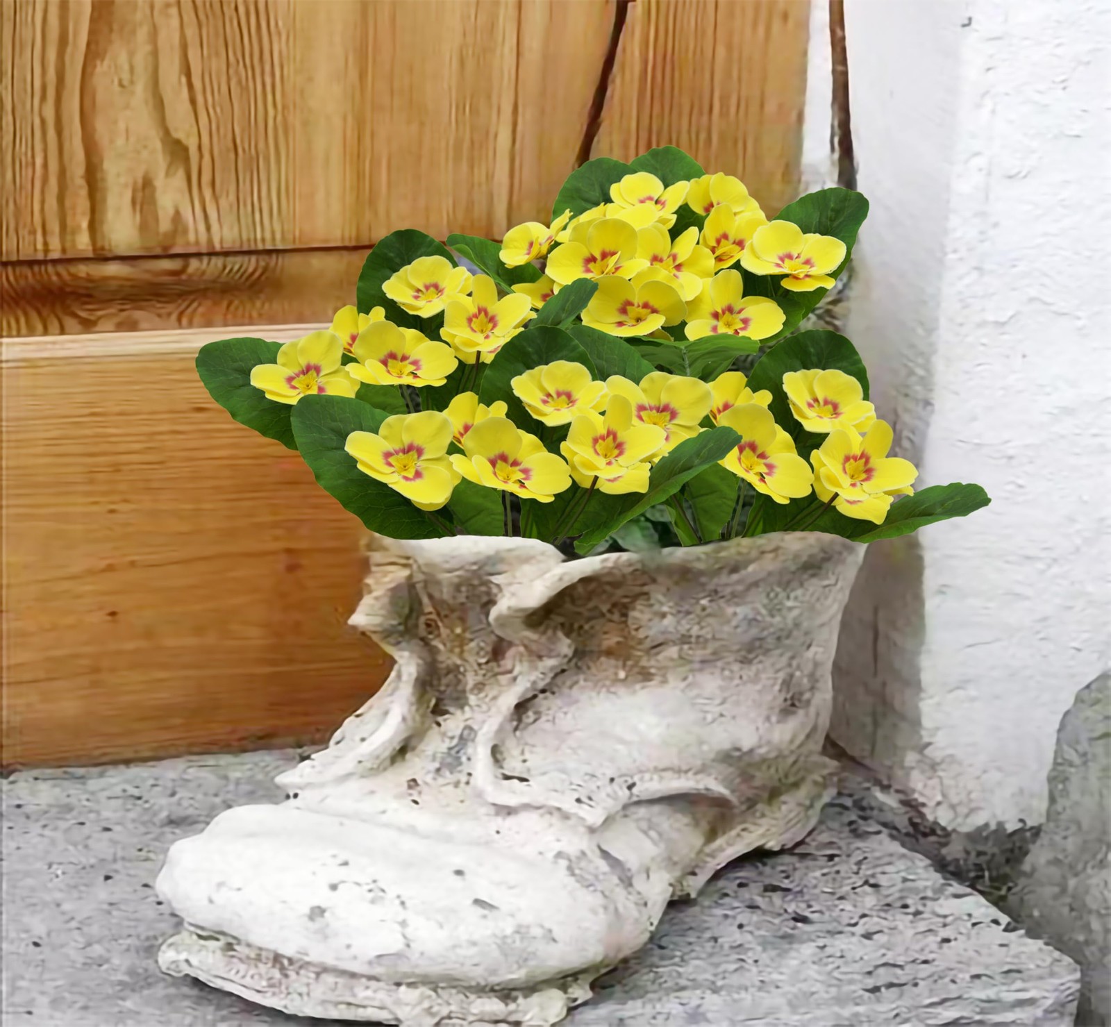 2PCS Artificial Pansy Flowers Spring Floral Arrangement Home Silk Flowers UV …