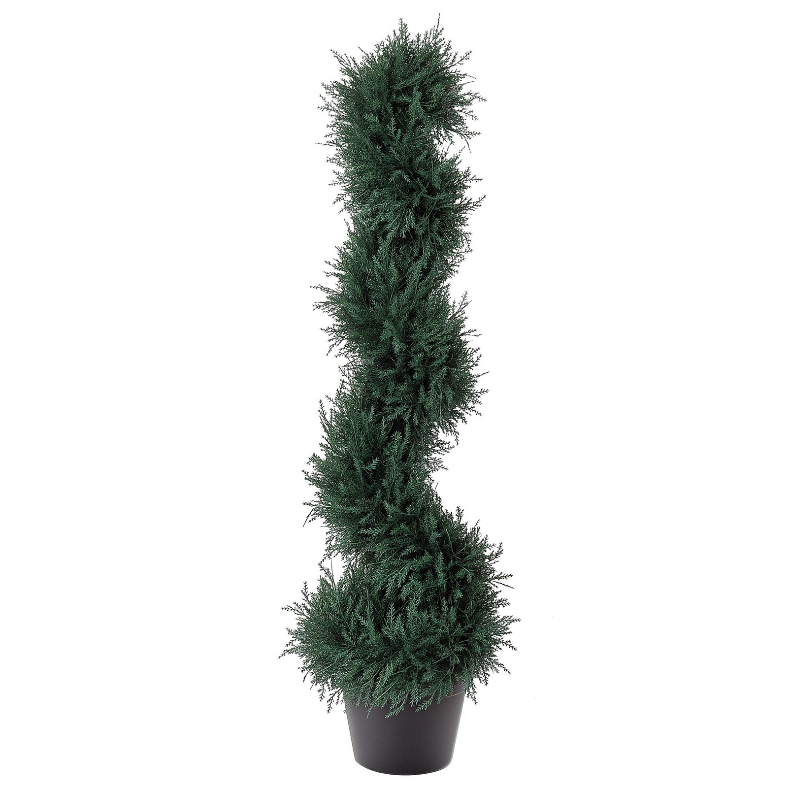 3FT Topiary Artificial Faux Cedar Tree Plant w Nursery Pot