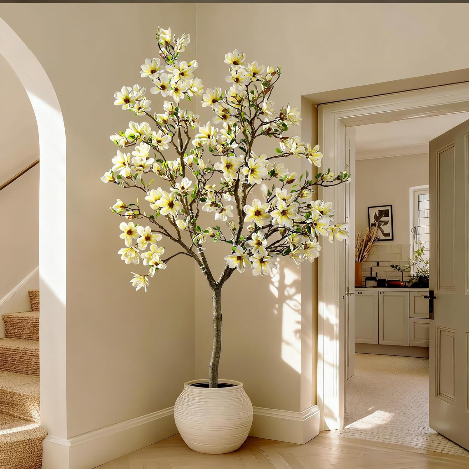 Realistic Cherry Blossom Tree – Indoor/Outdoor Decorative Plant for Home & Offic
