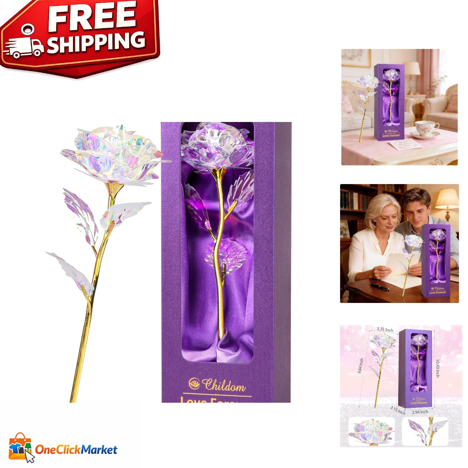 Elegant Everlasting Rose in Gift Box – Perfect for Mother’s Day and Beyond
