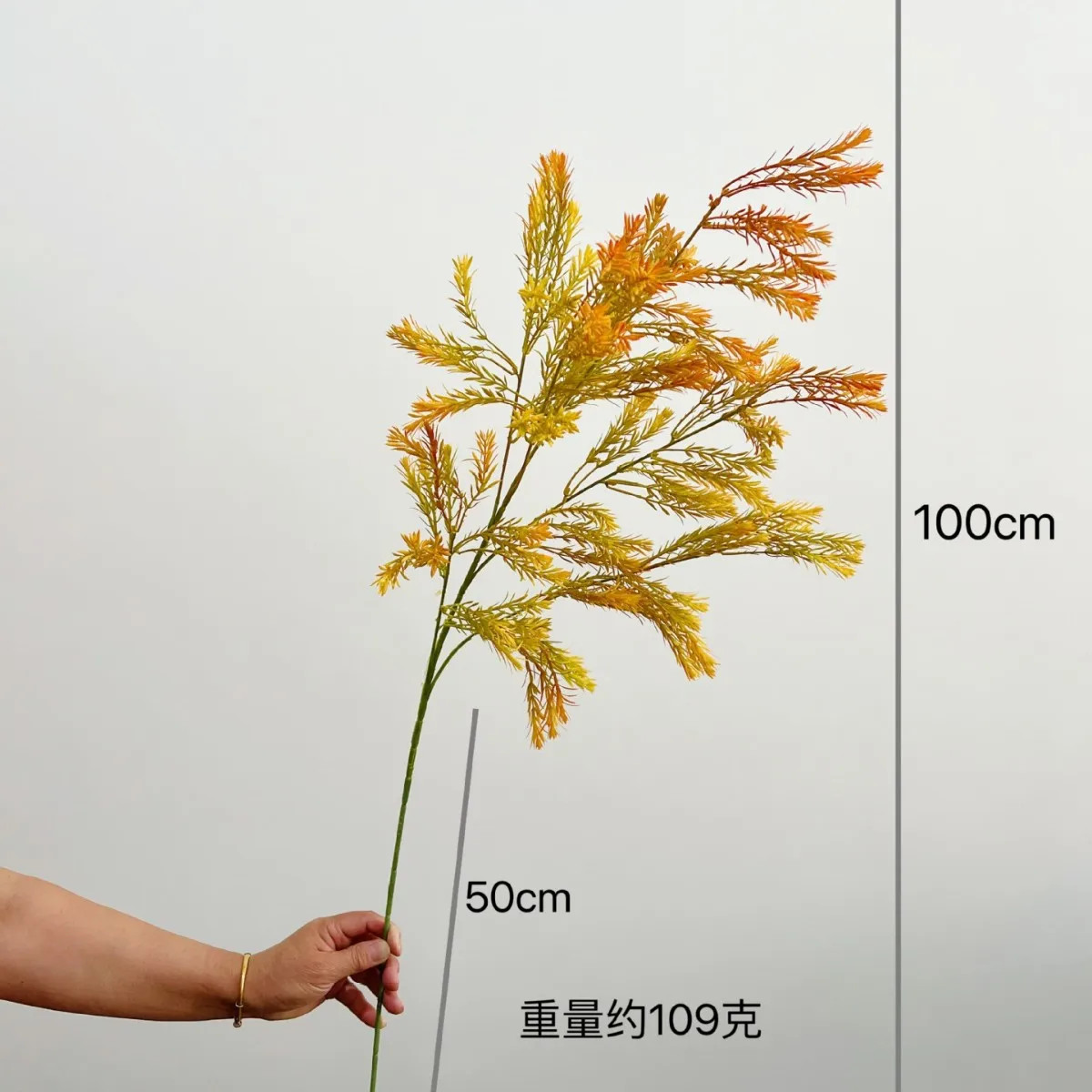 Beautiful Artificial Willow Flower 100Cm Long Branch Fake Wicker for Living Room