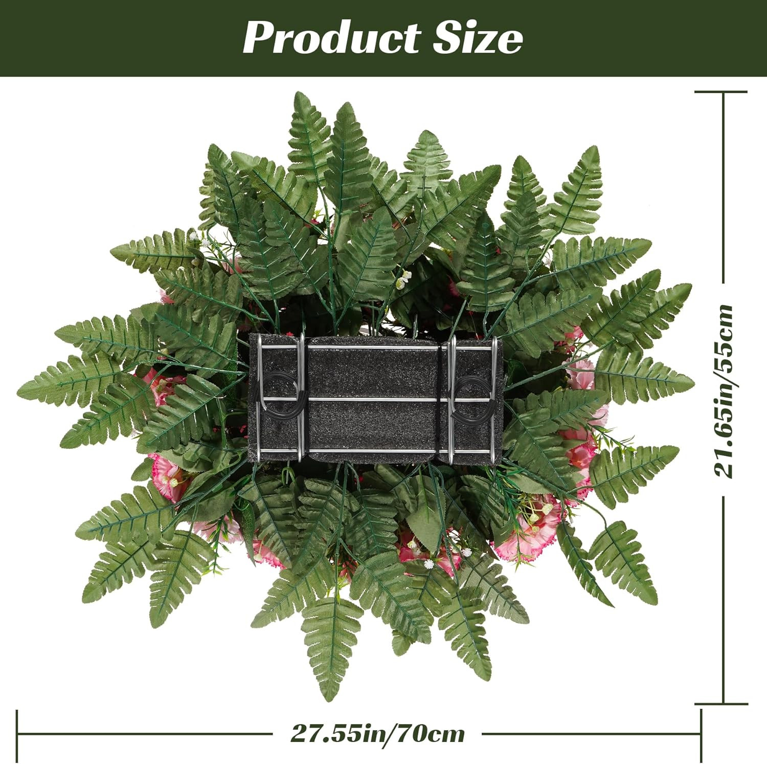 Pink Artificial Sympathy Flowers for Graves – Memorial Decorations Set