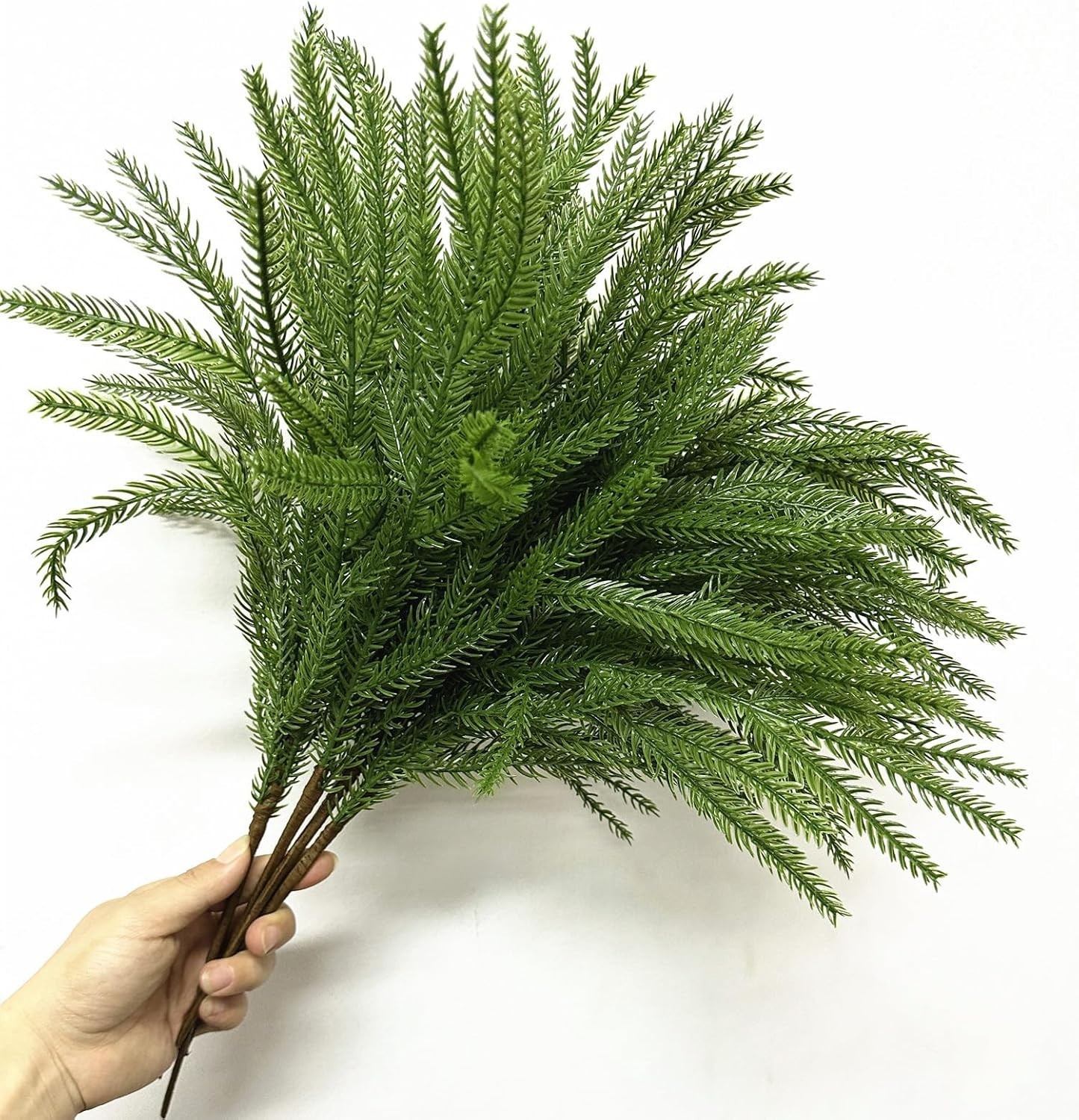 Artificial Light Green Pine Branches – Perfect for Indoor/Outdoor Arrangements