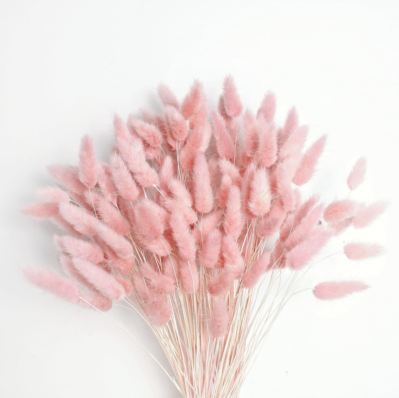 120 PCS Pink Dried Pampas Grass Decor, 17-inch Pompas Floral, Dry Flowers for…