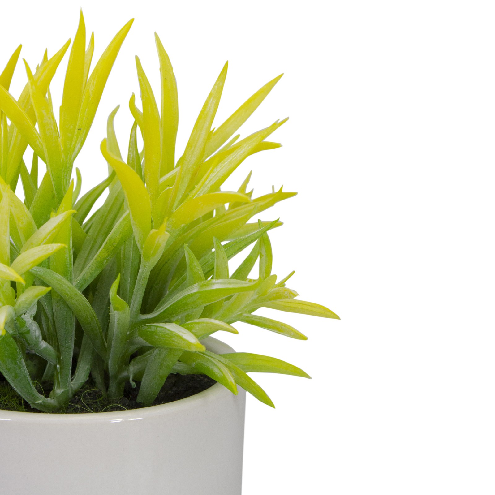 Northlight 8″ Potted Green Artificial Succulent with Wooden Stand