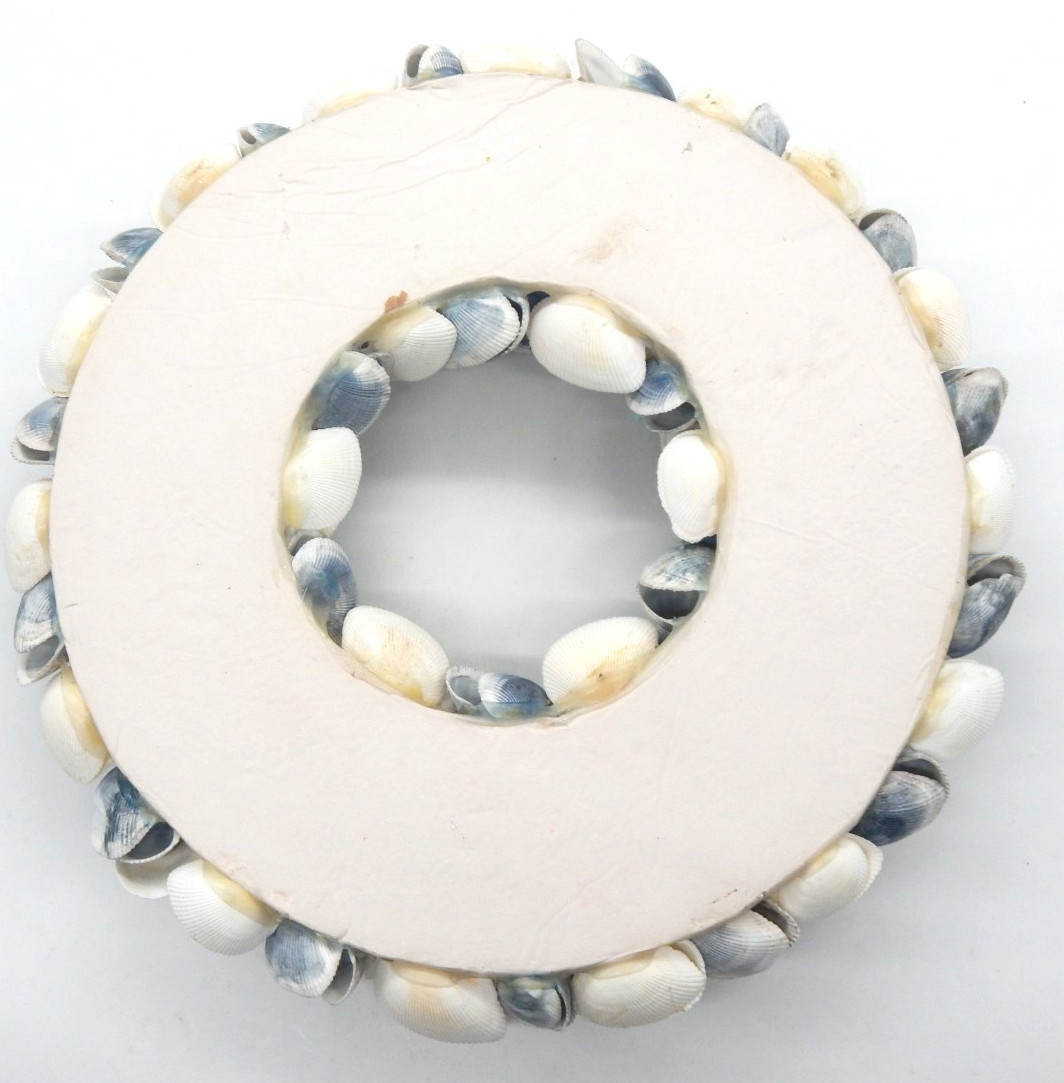 Coastal Seashell Starfish Wreath Nautical Beach Ocean Pearl Wreath Decor