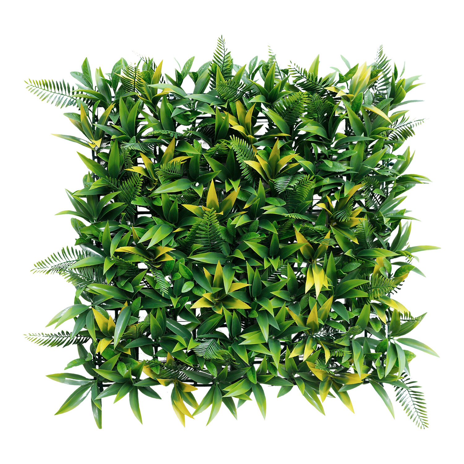 20″x20″ Artificial Faux #3 3D Mixed Panel Leaf Privacy Fence Screen Decor Hedge