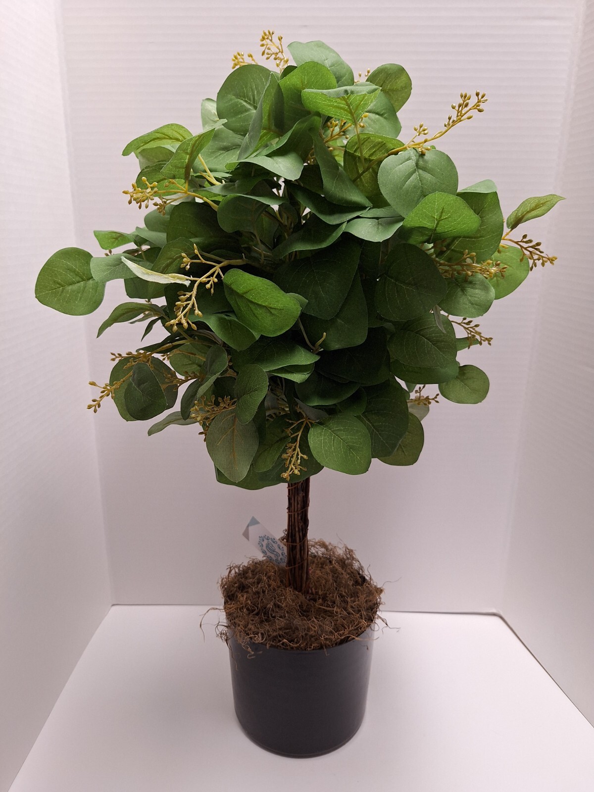 Beautiful Large Faux Topiary in Plastic Liner 27″ x 15″ Perfect for Year Round!