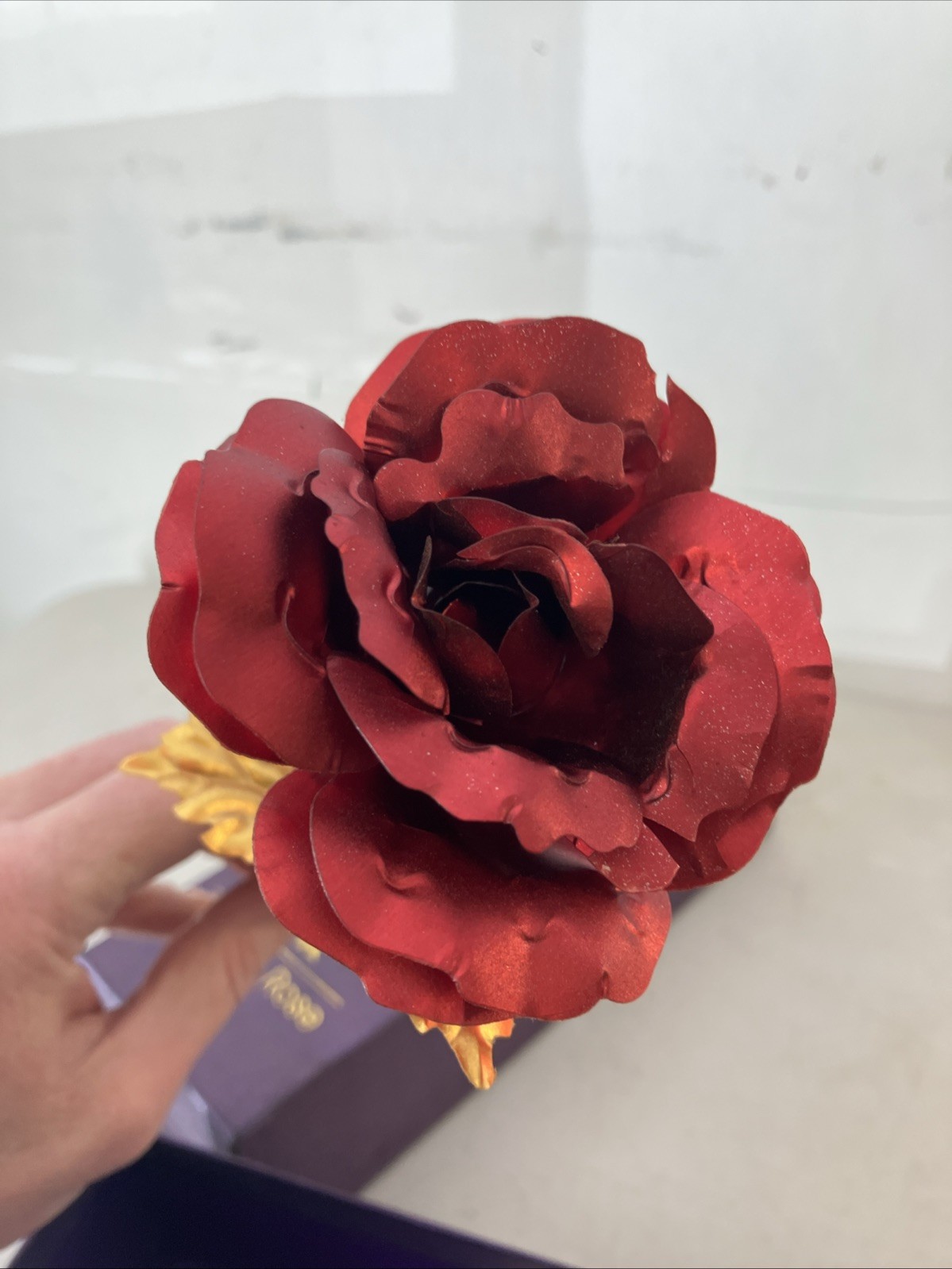 Gold Plated Real Rose 24K Dipped Flower Valentine’s Day Love Gifts For Her
