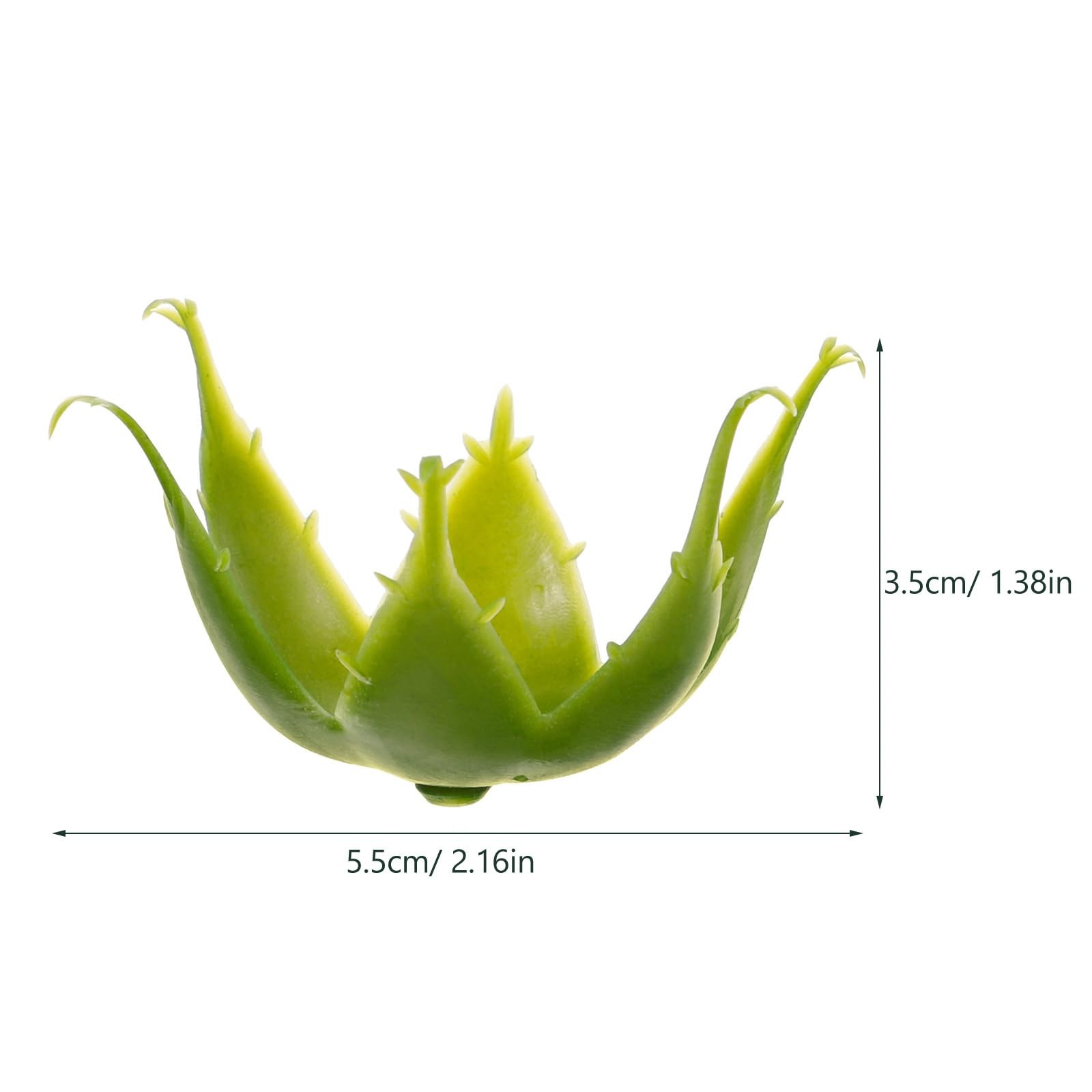 100 PCS Green Plastic Flower Bases 2.17X2.17X1.38 Inches Rose Calyxes Sepals