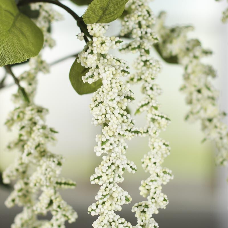 Set of 2 Flowing and Cascading Artificial Cream Amaranthus 25″ Spray Branches