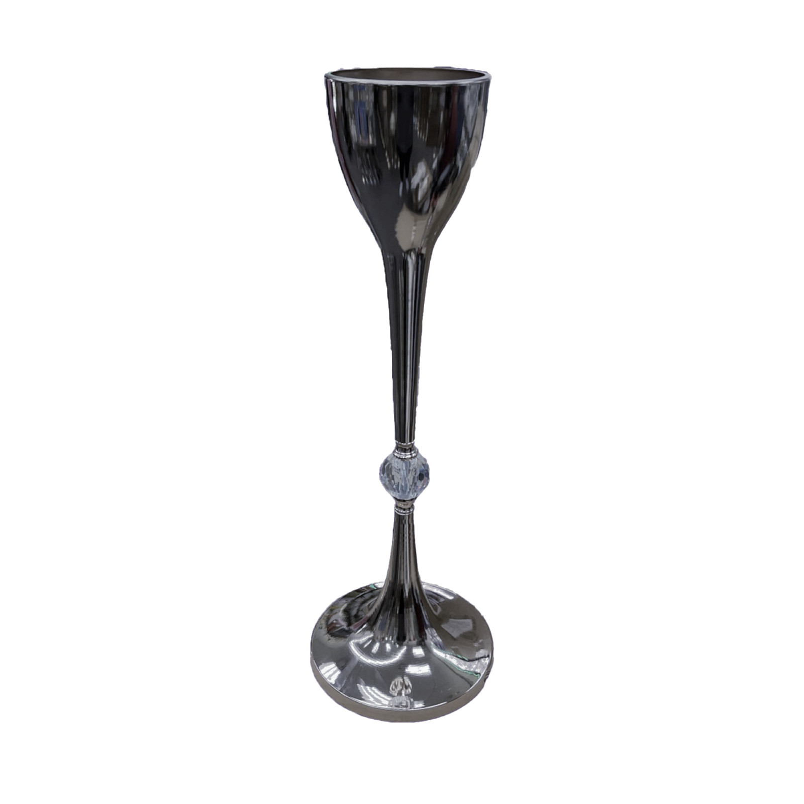 6123-Silky Silk Metal Candle Stand | Holders for tea lights/votives | ornaments