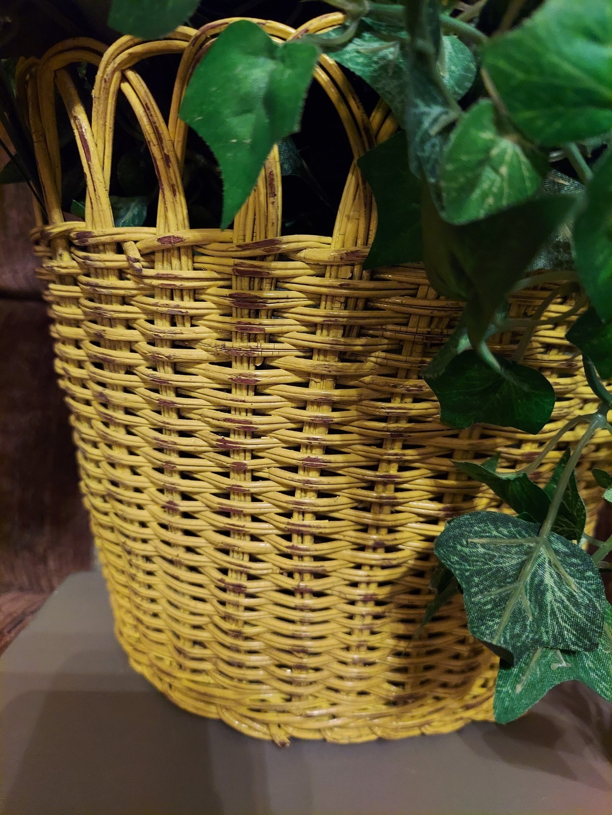 Handmade Hanging Basket Floral Arrangement