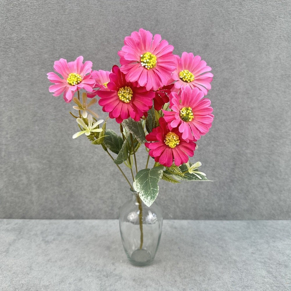 Chrysanthemum Artificial Flowers Set 10 Pieces 36cm Height for Home and Office