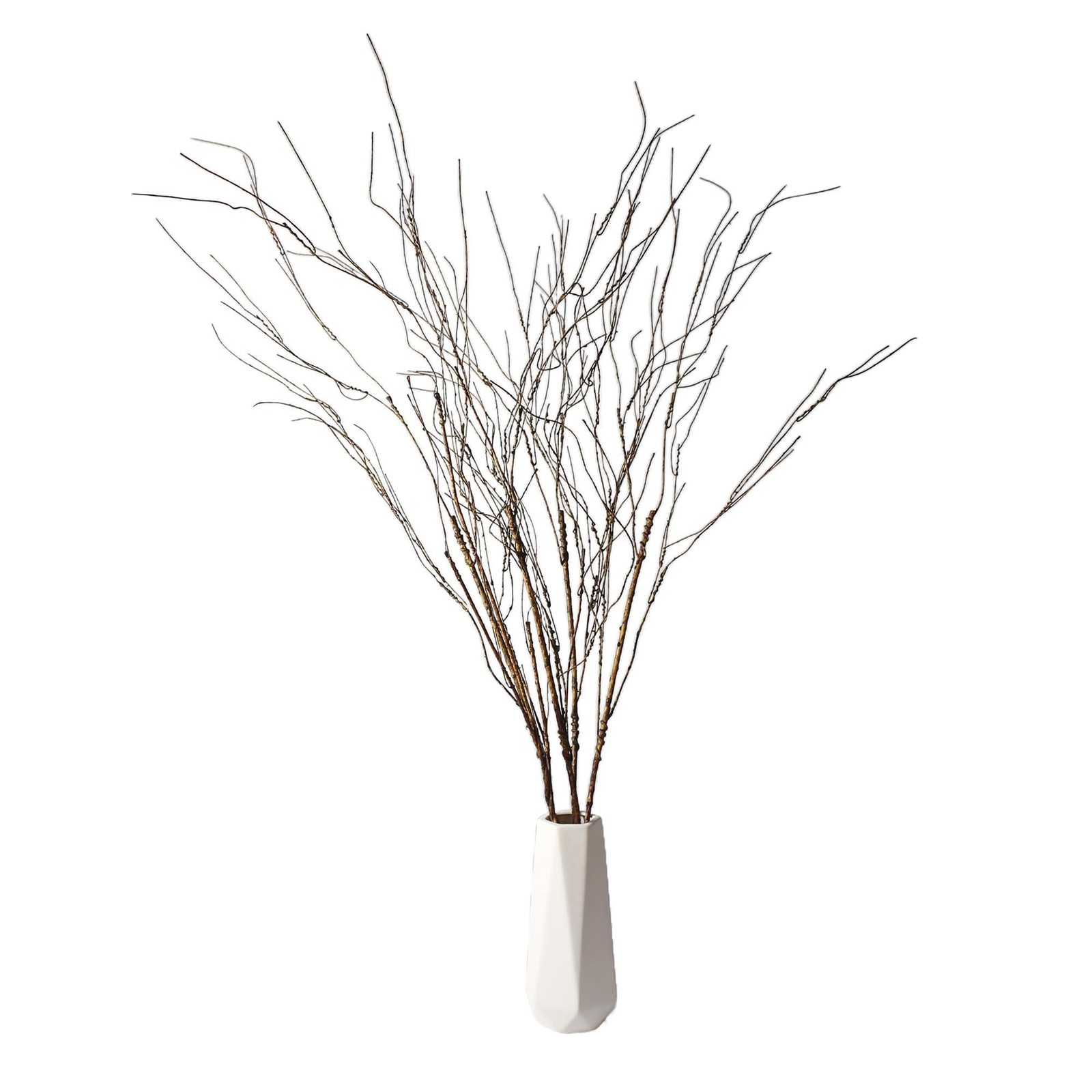5PCS Artificial Curly Willow Branches for Vase Lifelike Bendable Faux Twigs F…