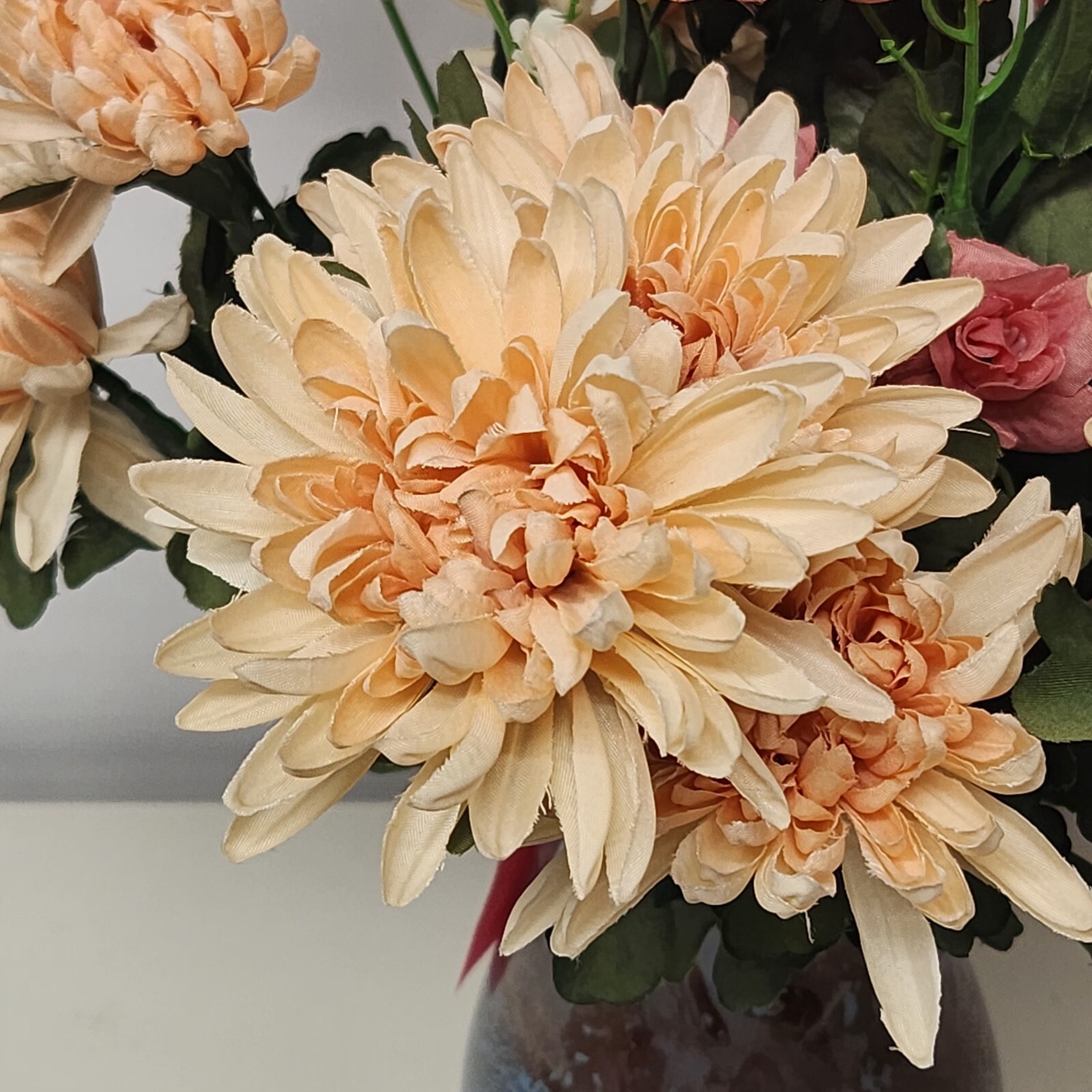 Lot Silk Flowers Sunflower Baby Breath Mums Craft Bouquet Centerpiece 50+ Stems