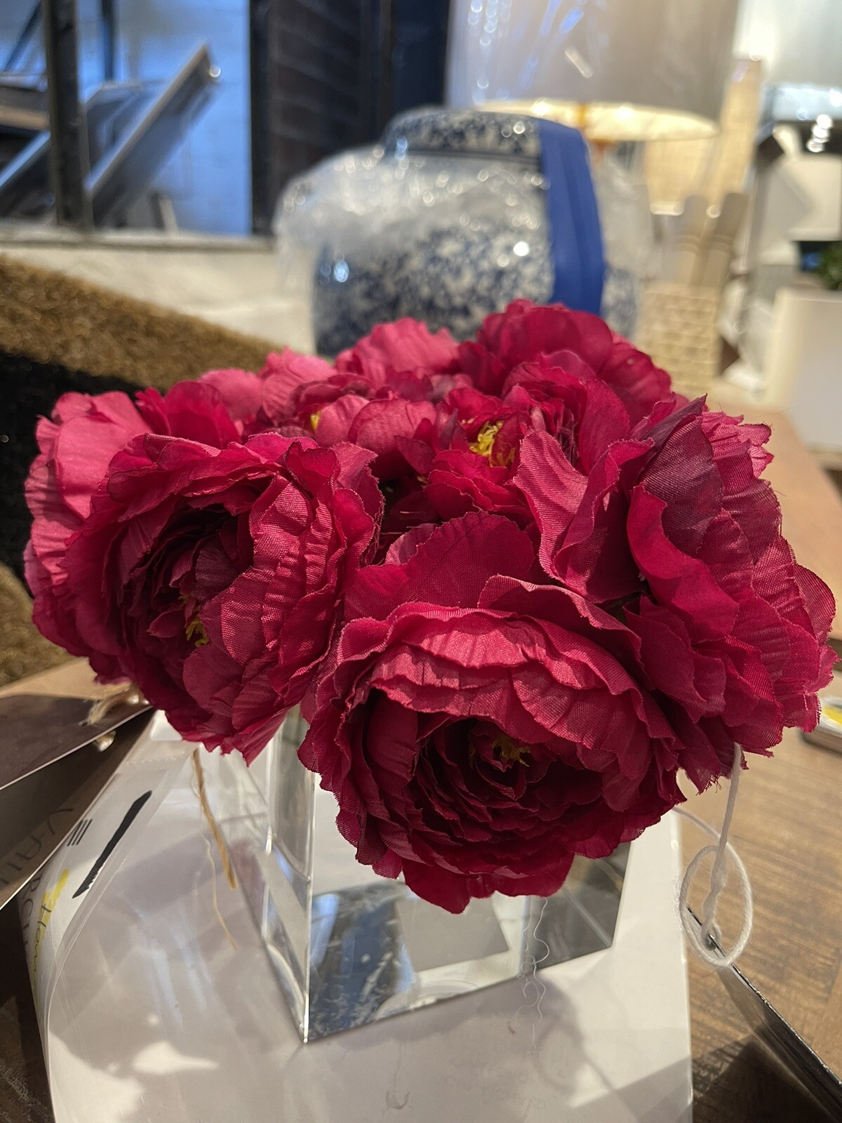JOHN – R1CHARD Collection- Plum Delight Faux Floral Arrangement
