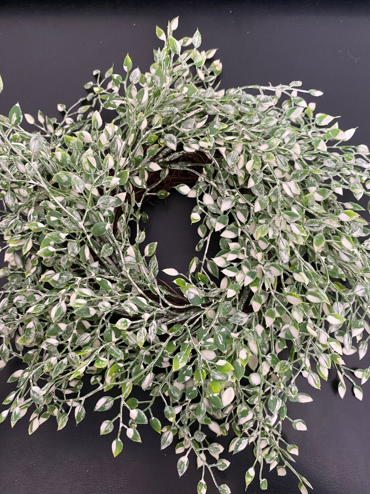 FTE8980 Leaves Candle Ring / Mini Wreath 3.5″Candle holder Inner Diameter