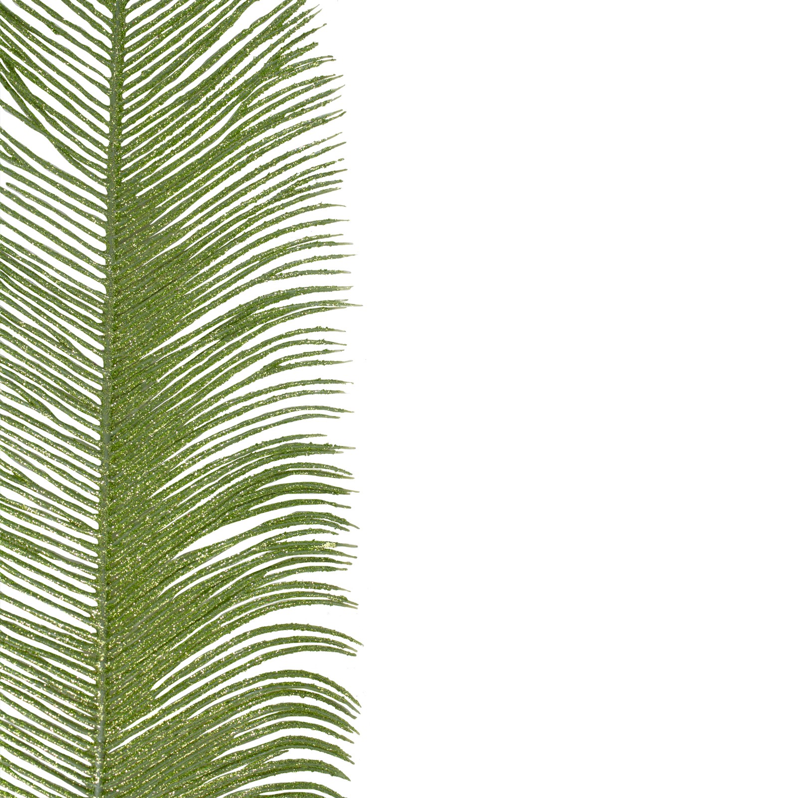 Kurt Adler 24-Inch Artificial Metallic Green Palm Frond Floral Spray