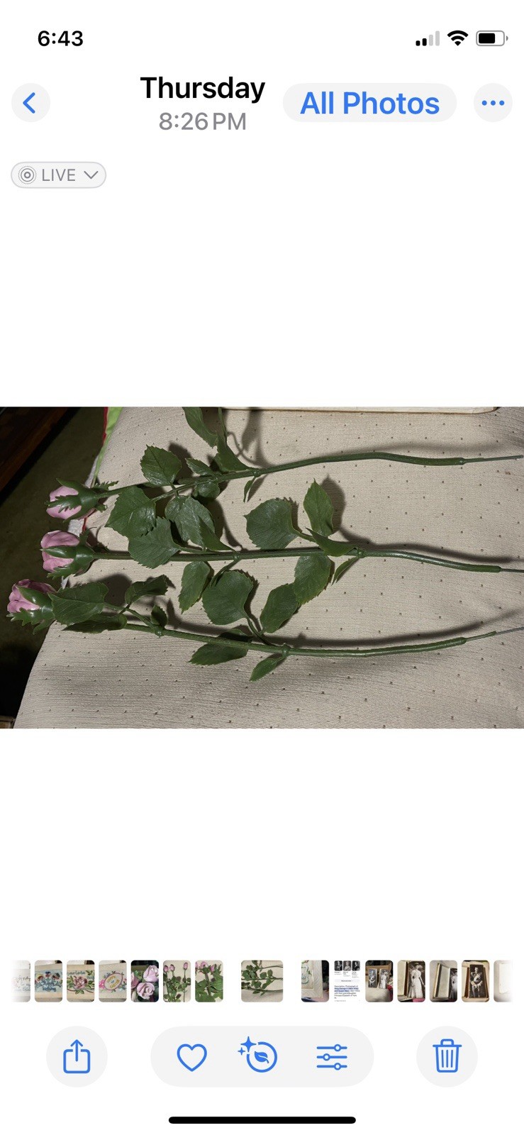 Handcrafted Pink Clay Rose Bouquet Decorative Flowers