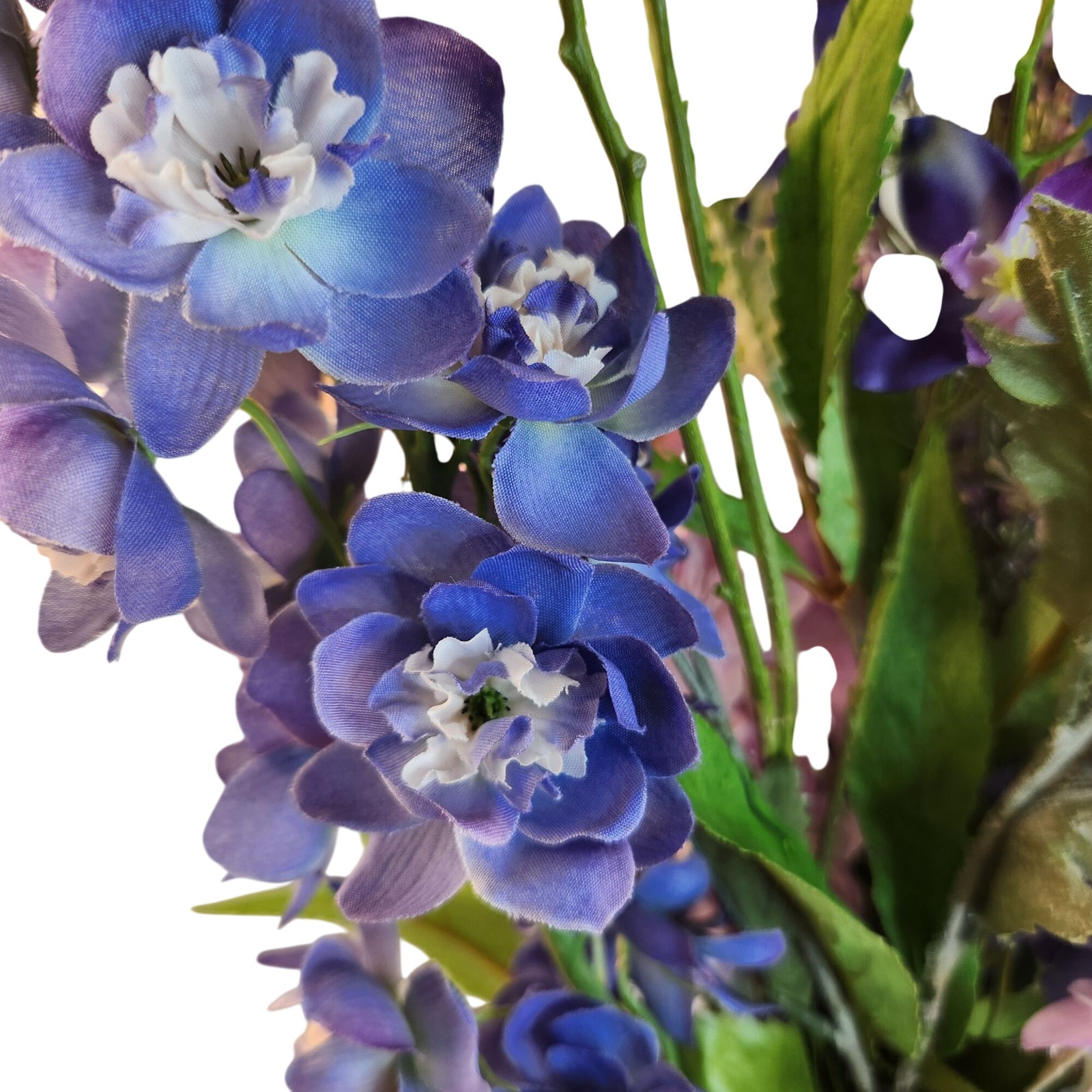 Artificial Purple & Lavender Flower Bouquet Hand-Tied Arrangement Stunning Displ