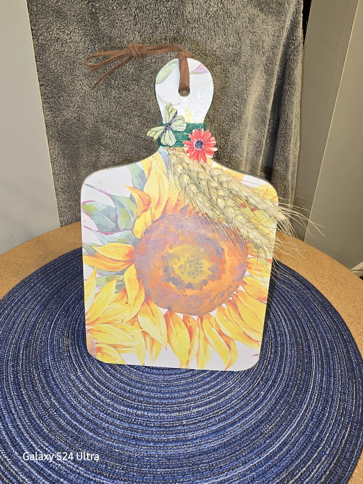 Sunflower Decorative Cutting Board Handmade