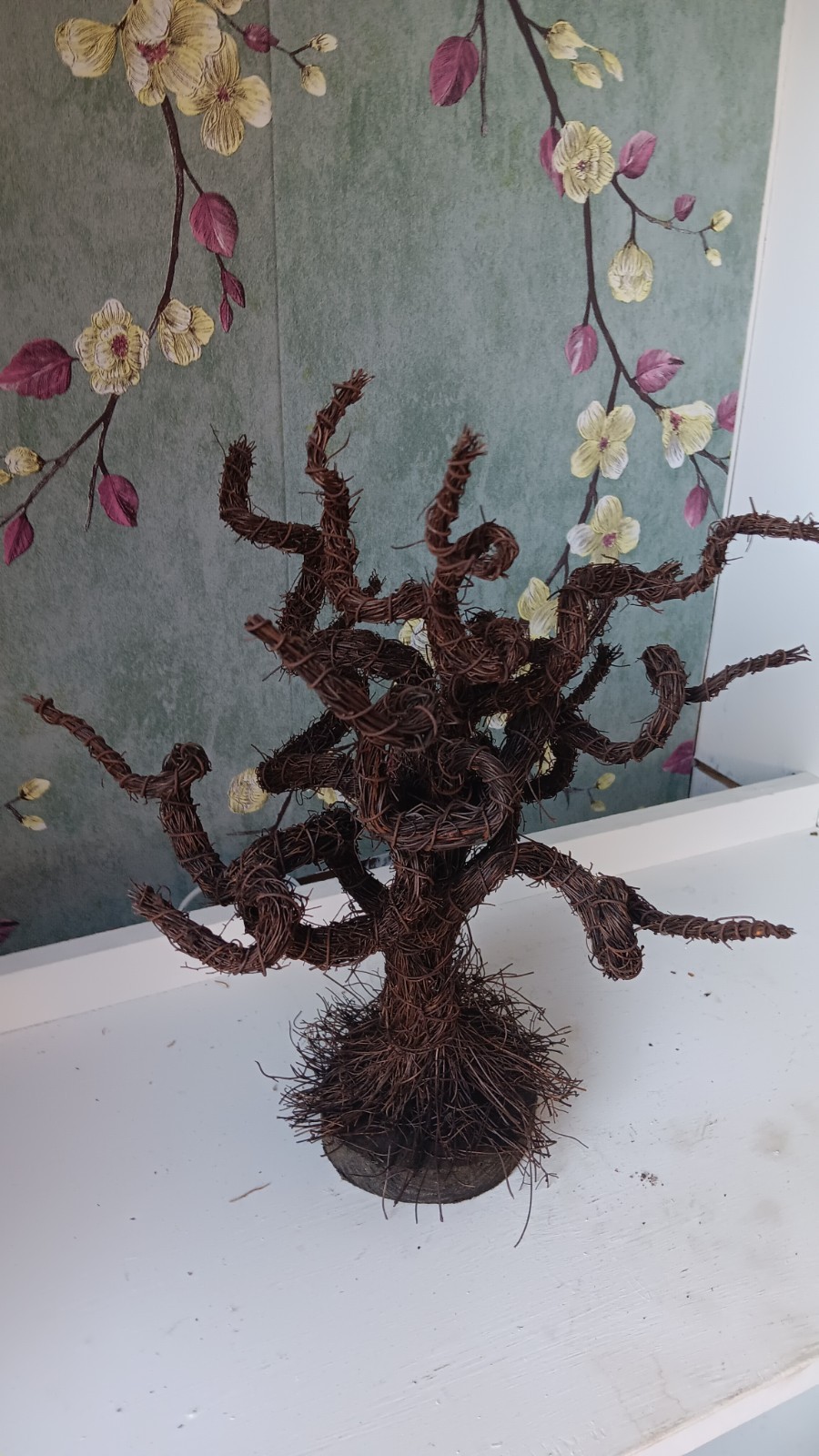 Natural Genuine Brown Wood Root Halloween Ornament