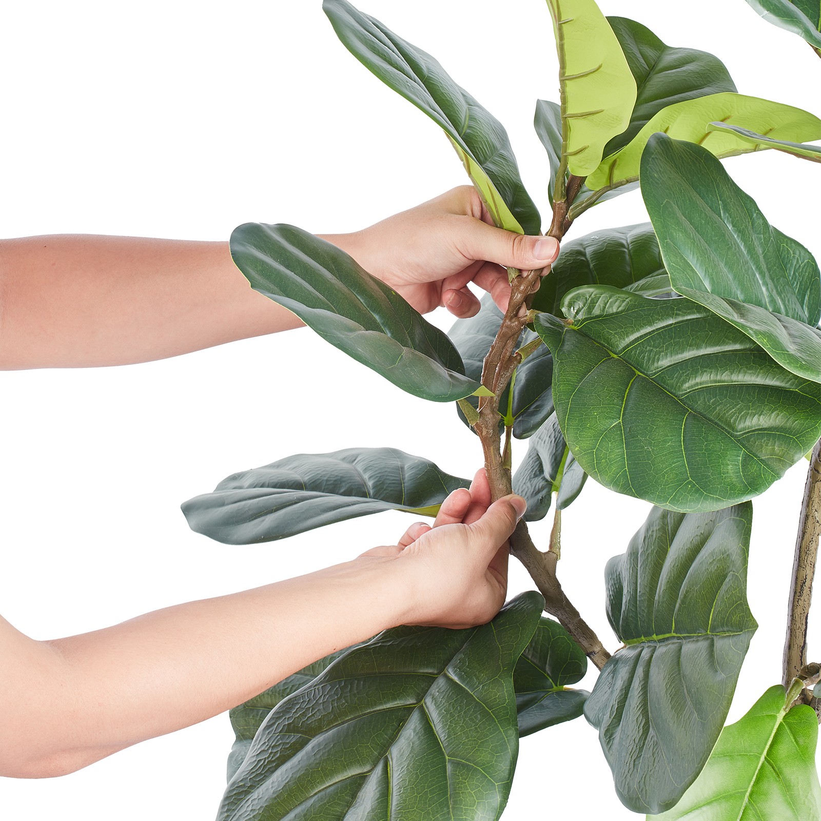 VEVOR 5 FT Artificial Fiddle Leaf Fig Tree Indoor Outdoor Office Corner Decor