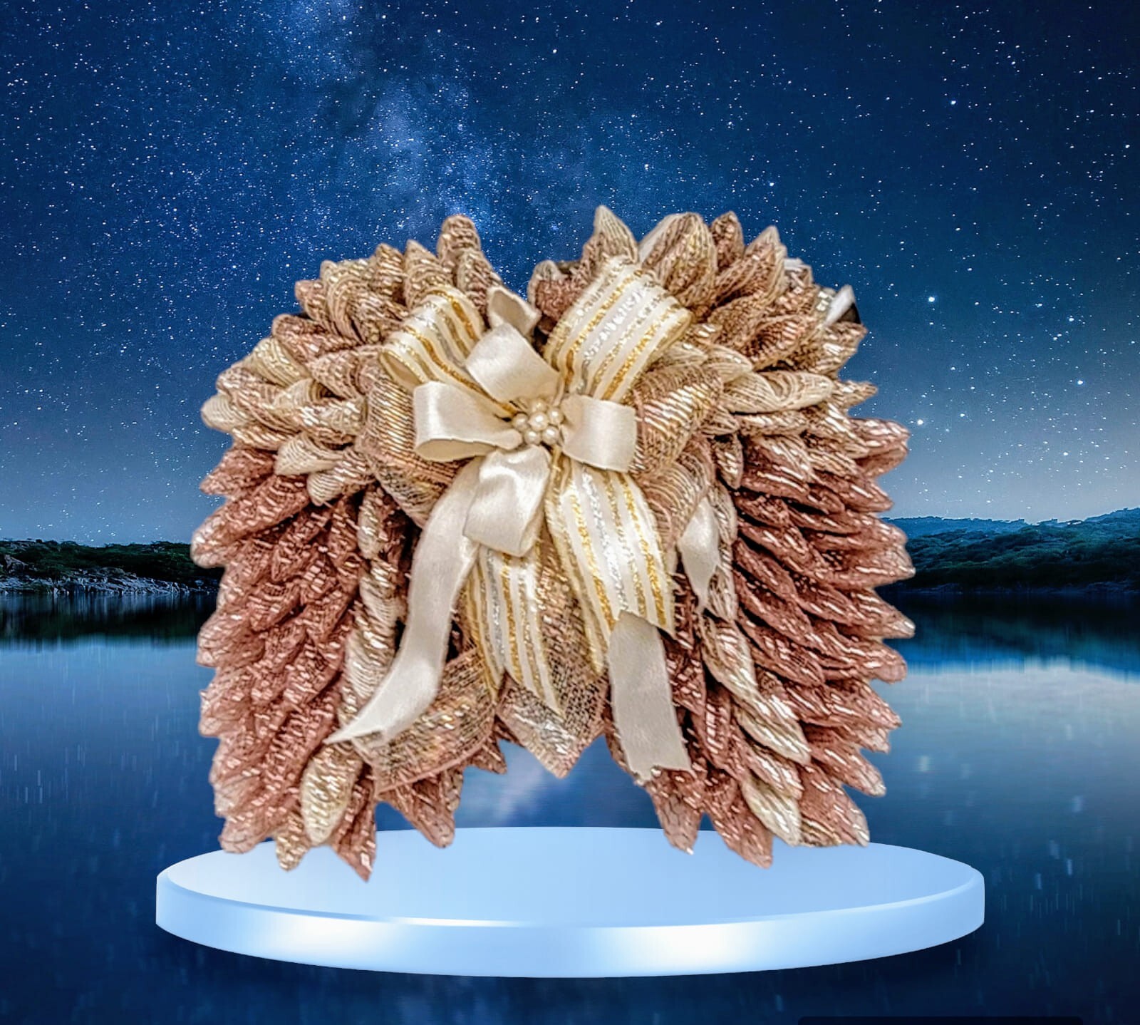 wreaths for front door, angel wings, choose your color, funeral wreath, wreath