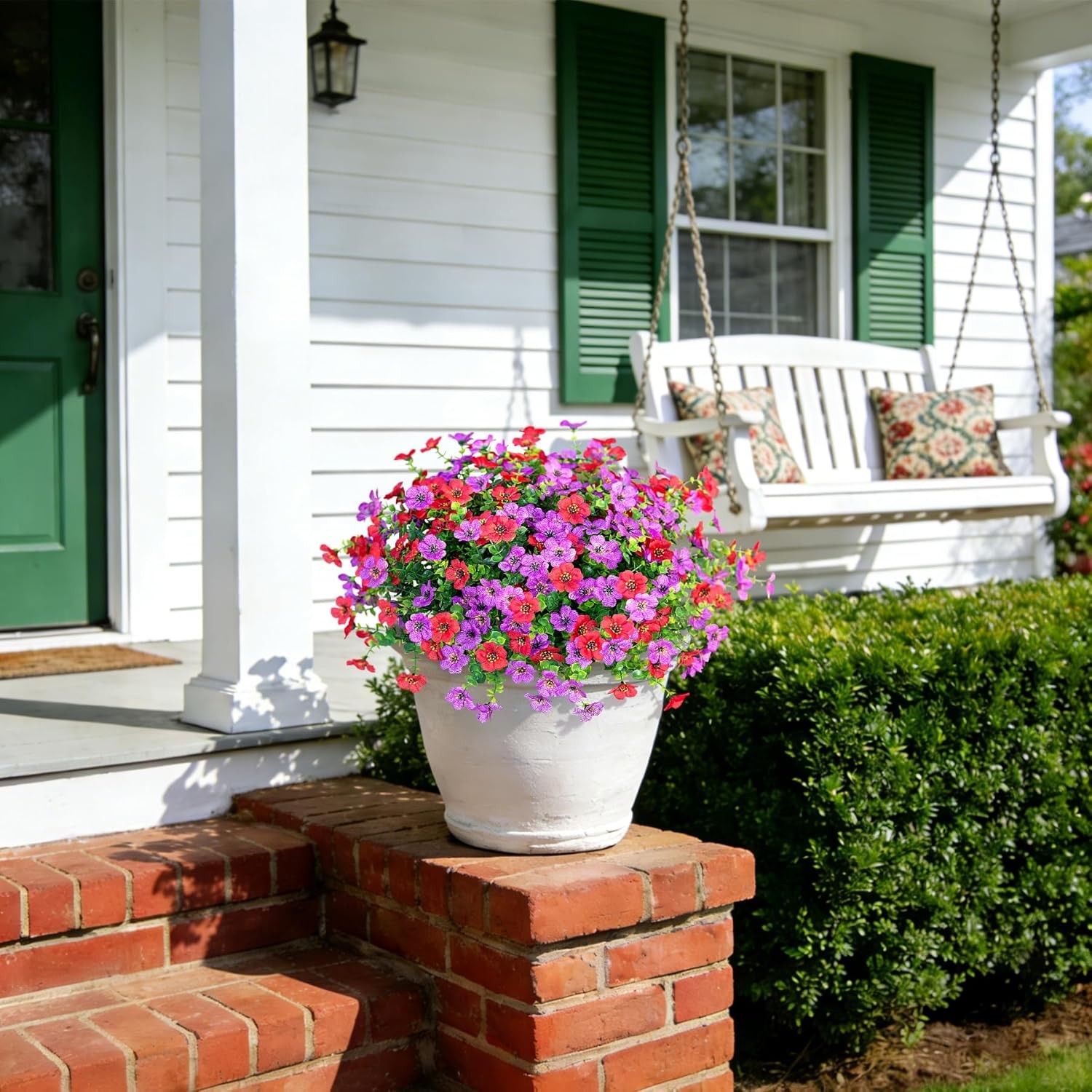 Artificial Plants for Sale 12 Bundle Fake Flowers Outdoor Spring Summer Decor