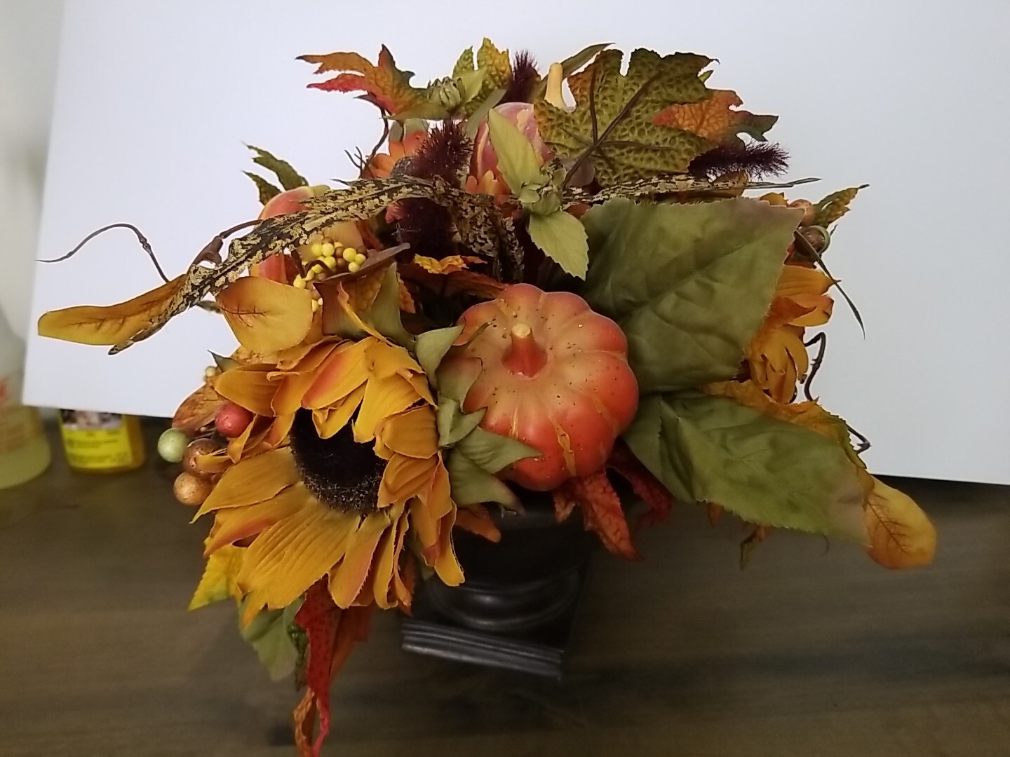 Flowers Artificial Plants For Fall Autumn Thanksgiving Day 18X14″ Approx.