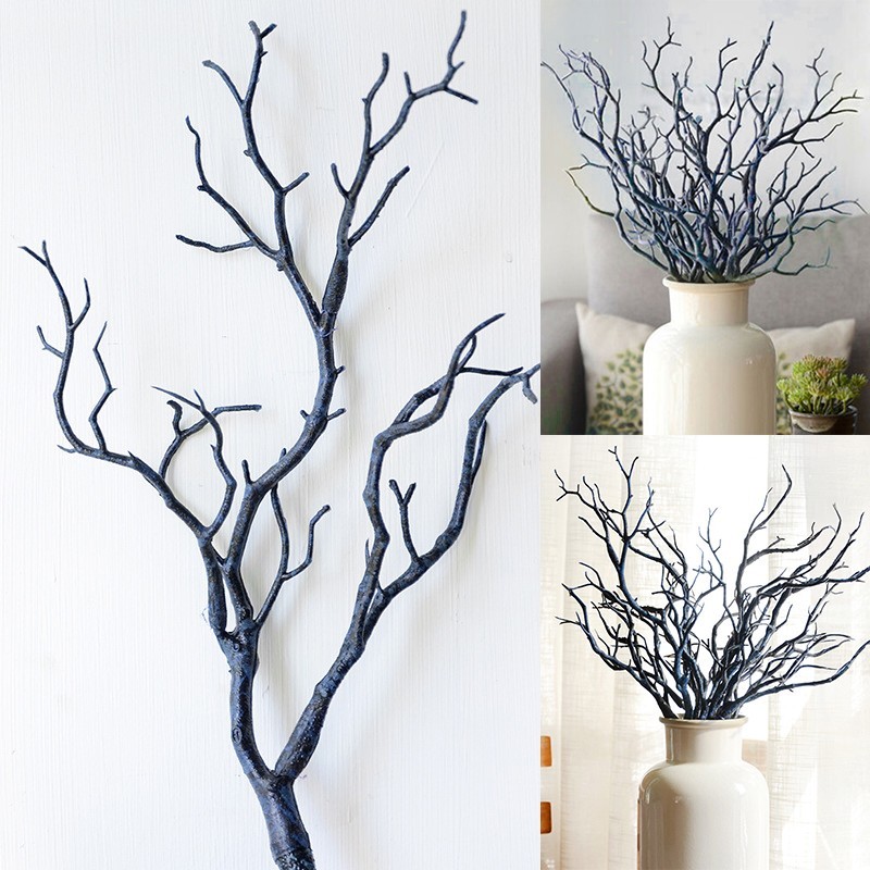 Art Simulation Plastic For Leaf Plant Tree Branch Home Indoor Shop Decoration