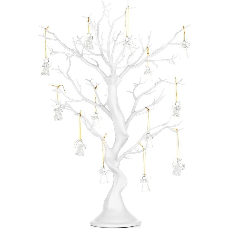 White Christmas Tree Branch Artificial 22.8 Inch Tall Manzanita Tree Centerpiece