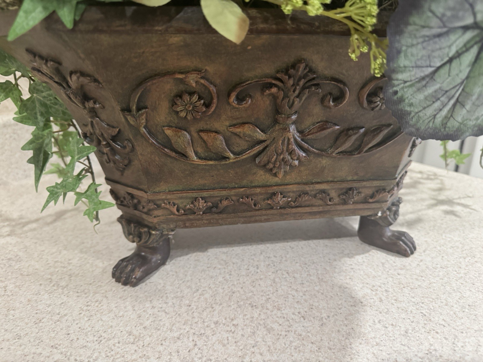 NDI Natural Decorations Inc Luxury Faux Floral Arrangement 976-316 Signed Tag