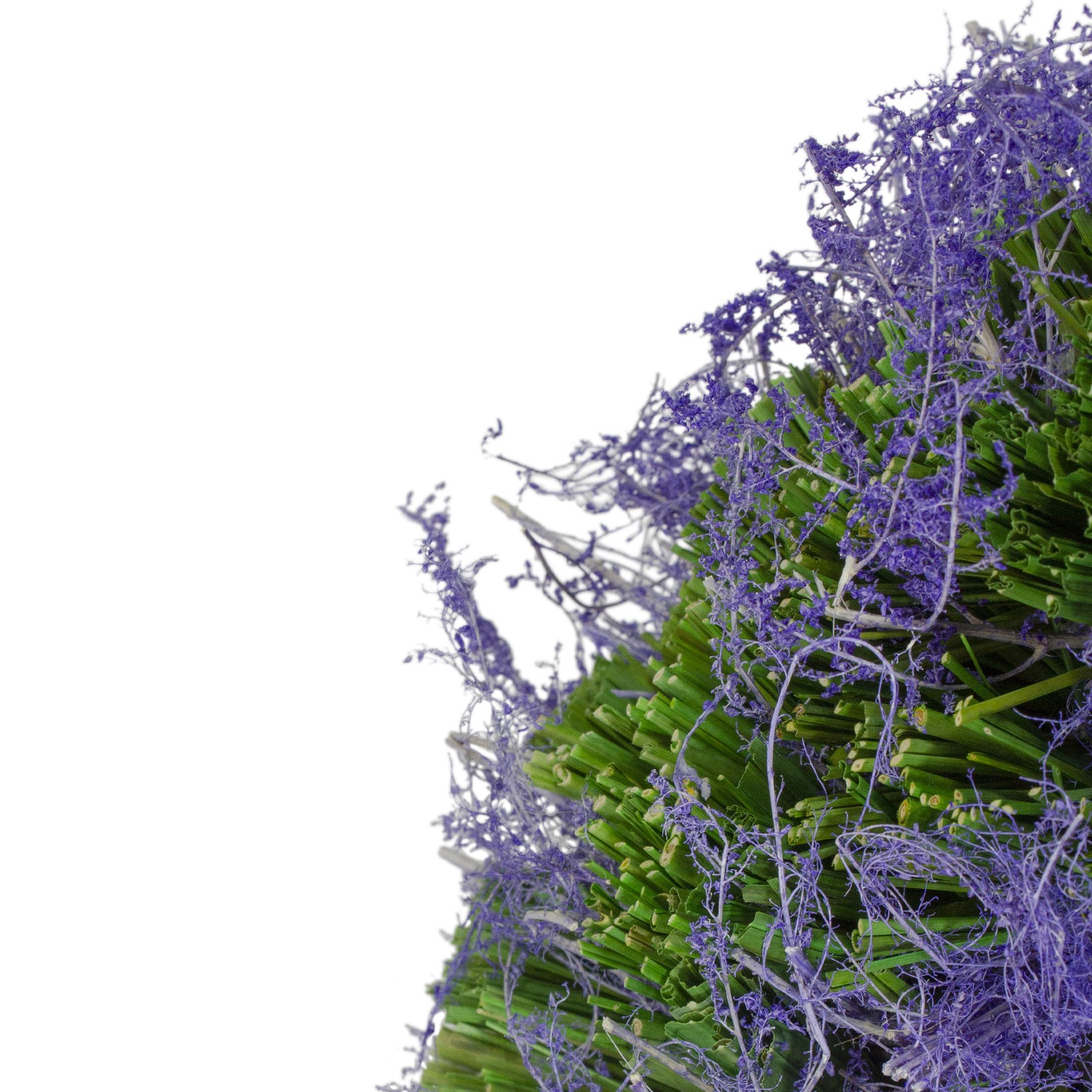 Northlight 14.5″ Purple Reindeer Moss Green Twig Artificial Spring Floral Wreath