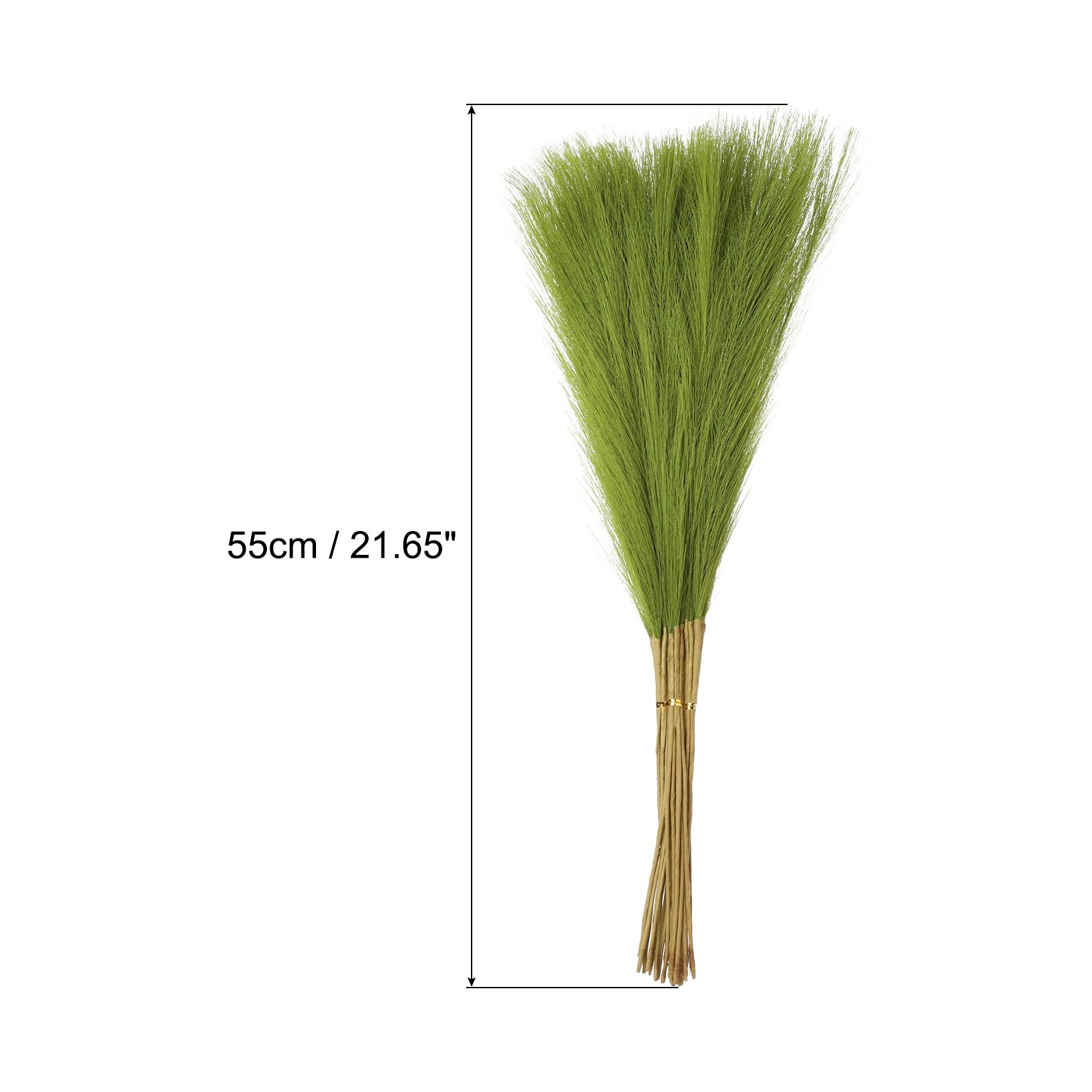 35Pcs Faux Pampas Grass,21″ Fake Pampas for Wedding Decoration,Grass Green
