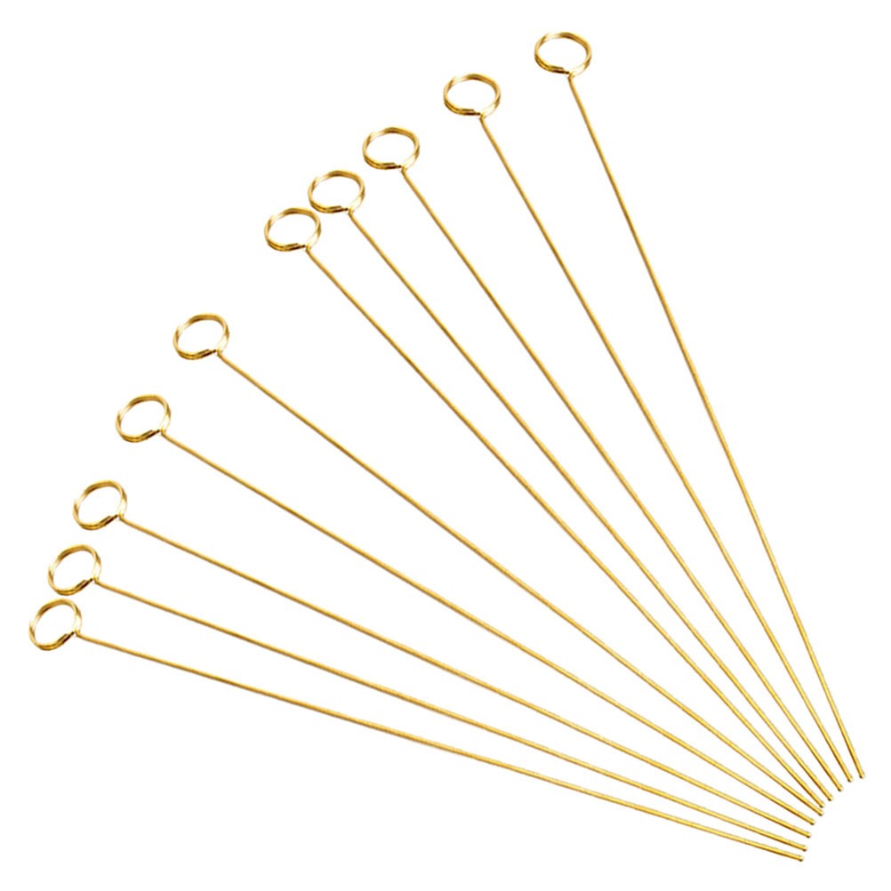 10 Pcs Metal Flower Card Holder Picks Bouquet Clips for Floral Arrangements