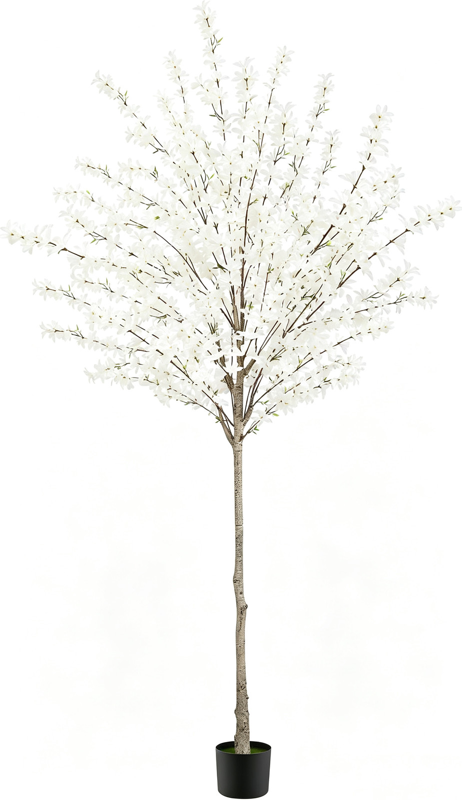 6ft Artificial Forsythia Tree in Pot Faux Spring Blooming Winter Jasmine Plant