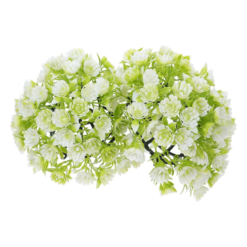 Lightweight White Faux Flower Sphere for Hanging and Table Centerpieces